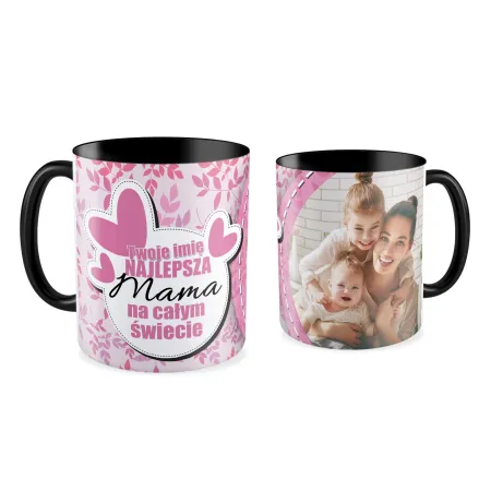 FOTO Kubek czarny 330ml dla MAMY